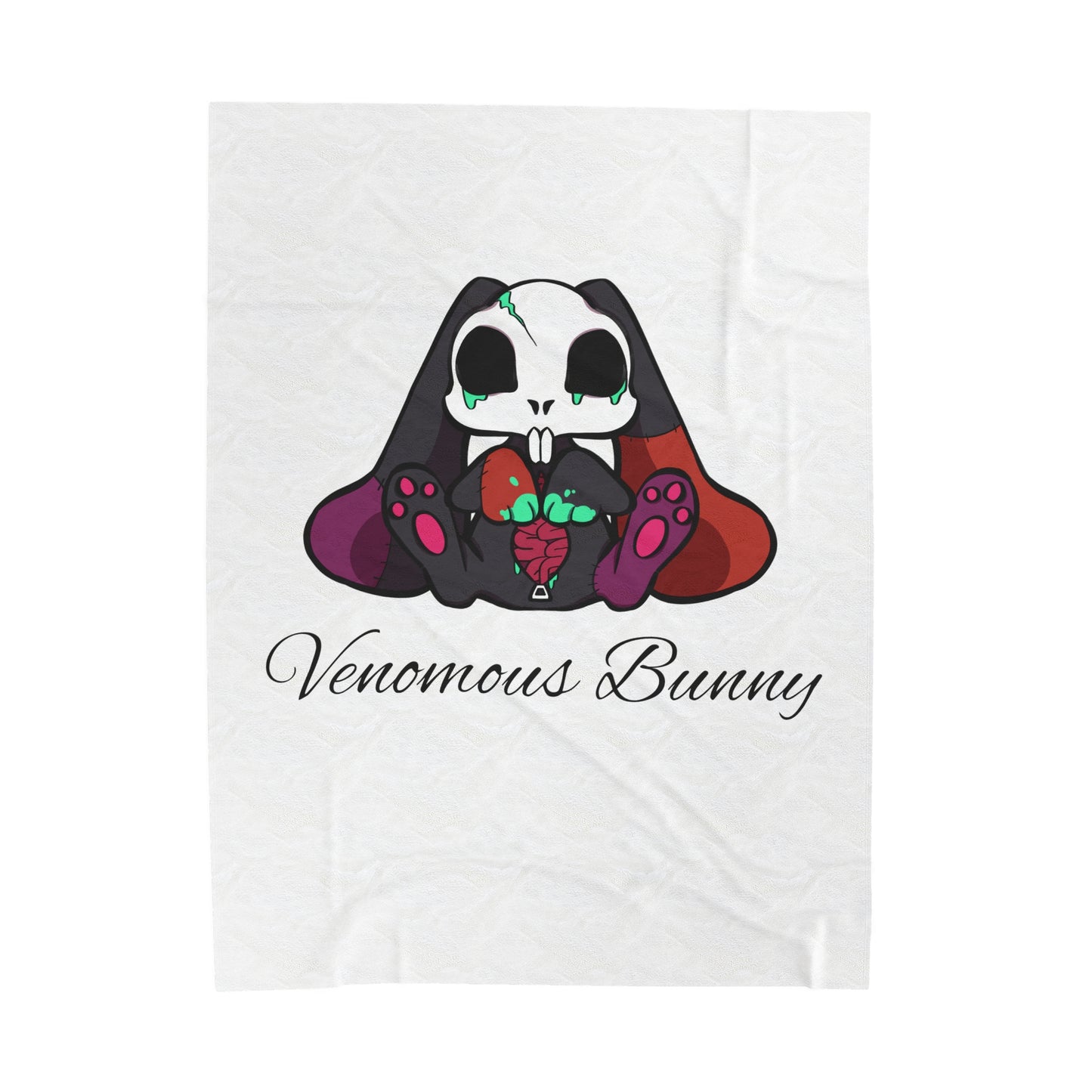 Venomous Bunny Plush Blanket
