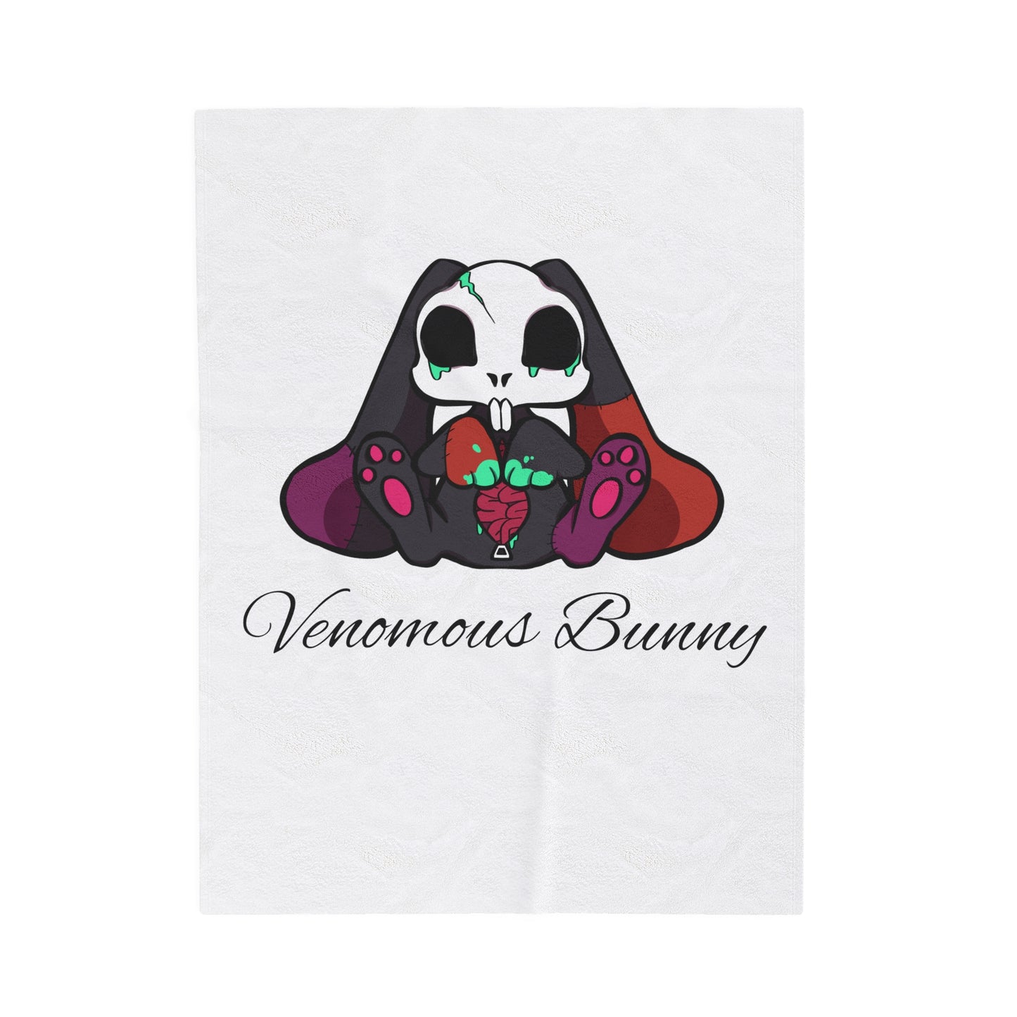 Venomous Bunny Plush Blanket