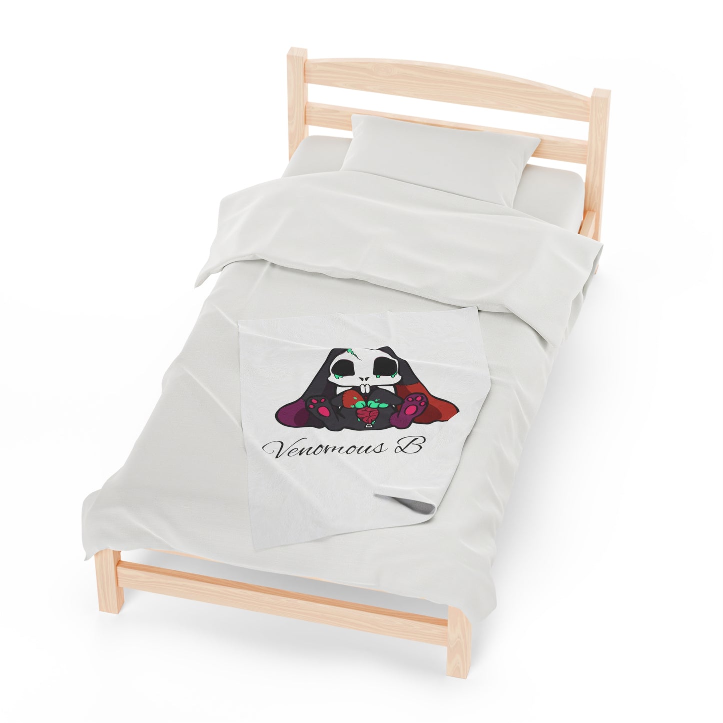 Venomous Bunny Plush Blanket