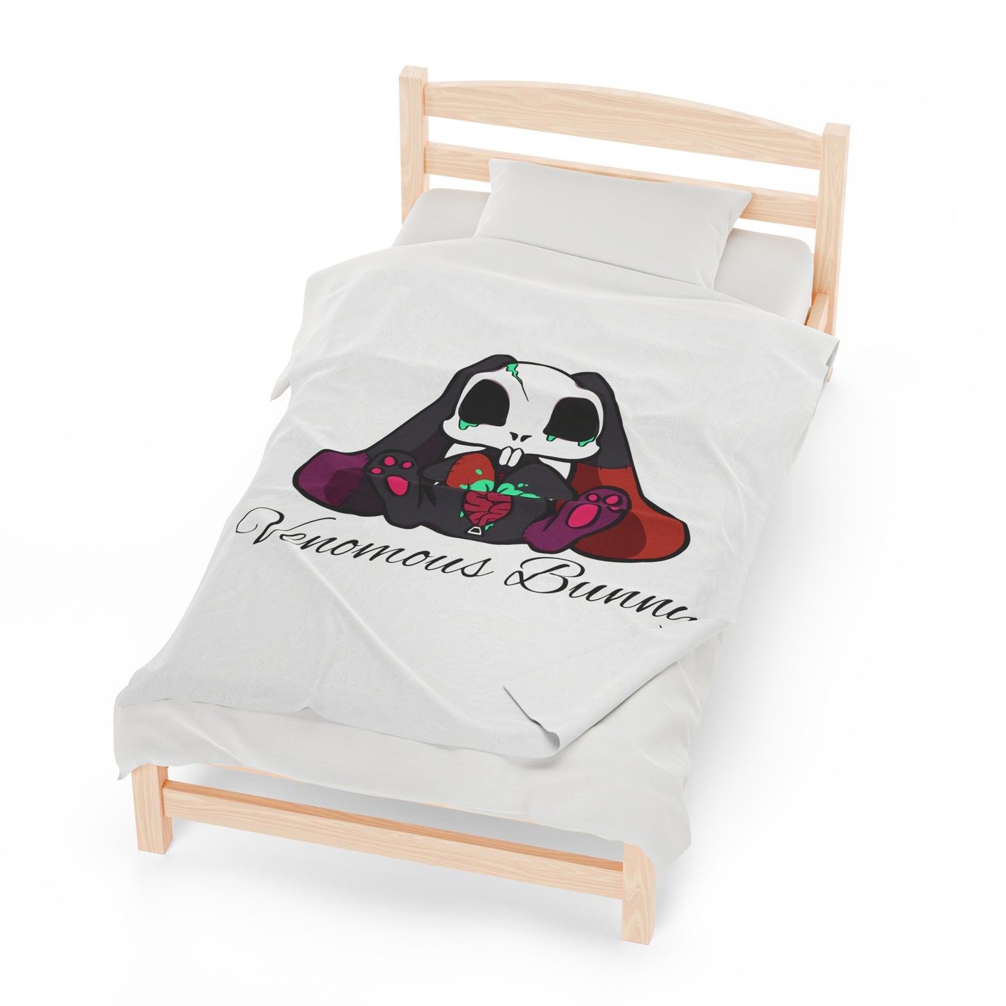 Venomous Bunny Plush Blanket