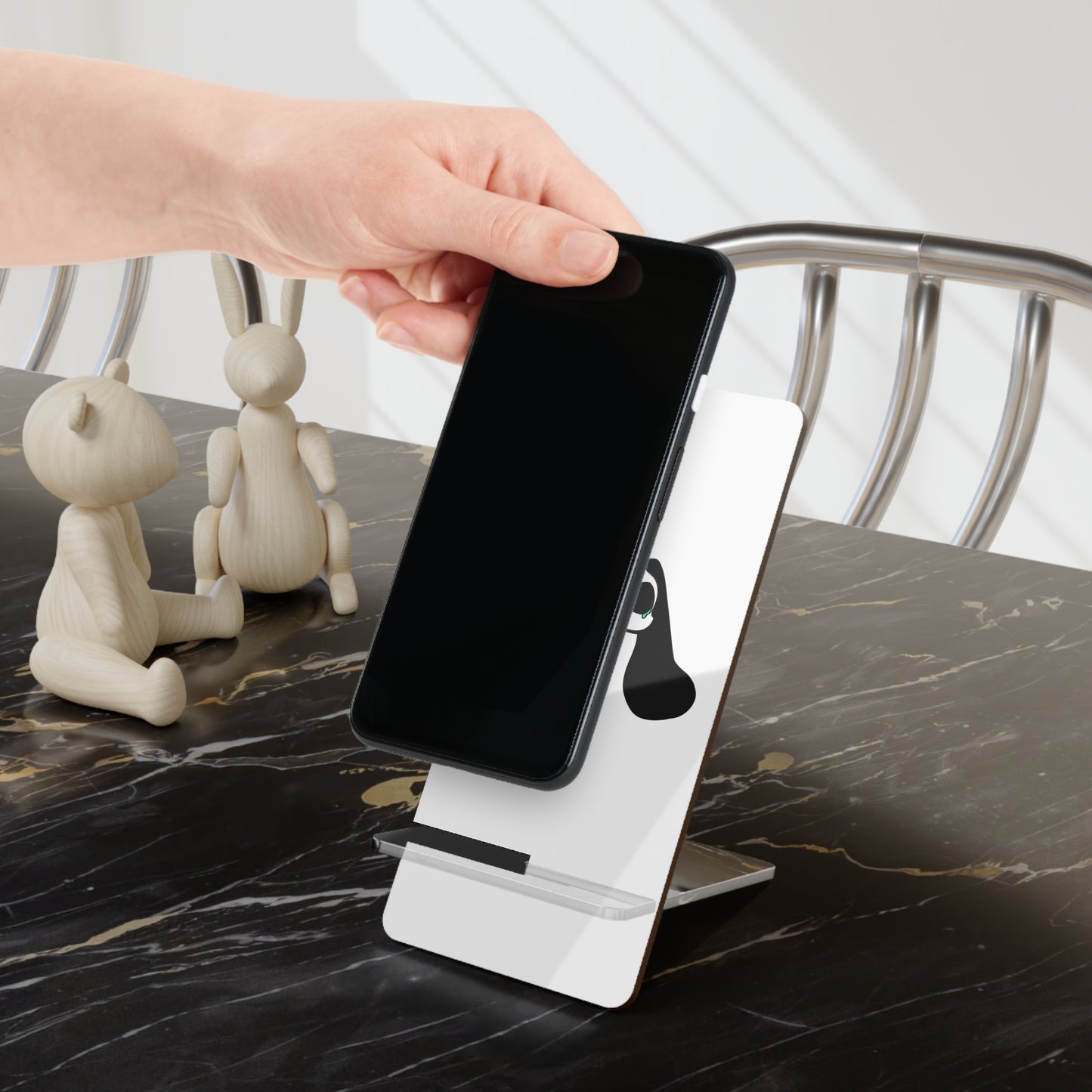 Bunny Head Mobile Display Stand