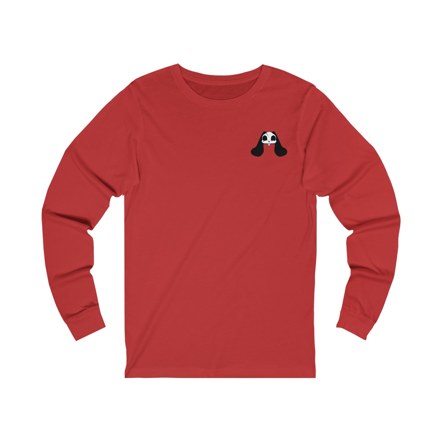 Skull Bunny Head Long Sleeve Tee