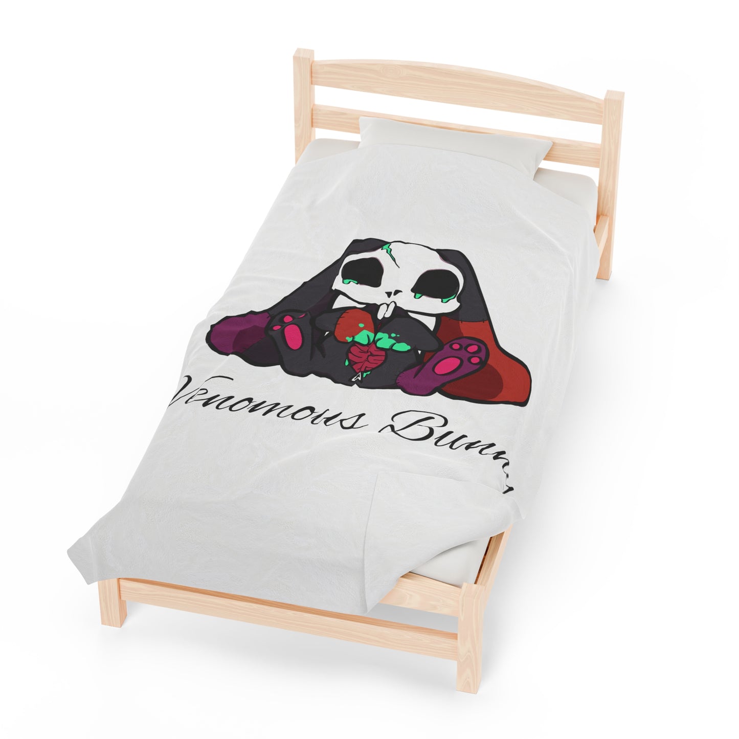 Venomous Bunny Plush Blanket