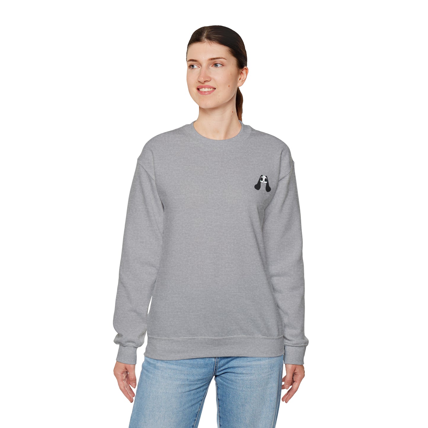 Unisex Bun Head Crewneck Sweatshirt