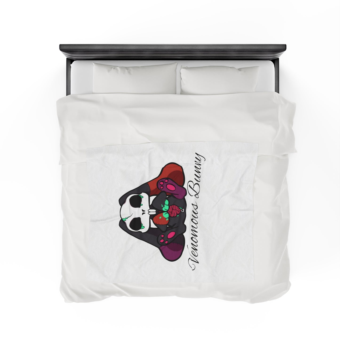 Venomous Bunny Plush Blanket