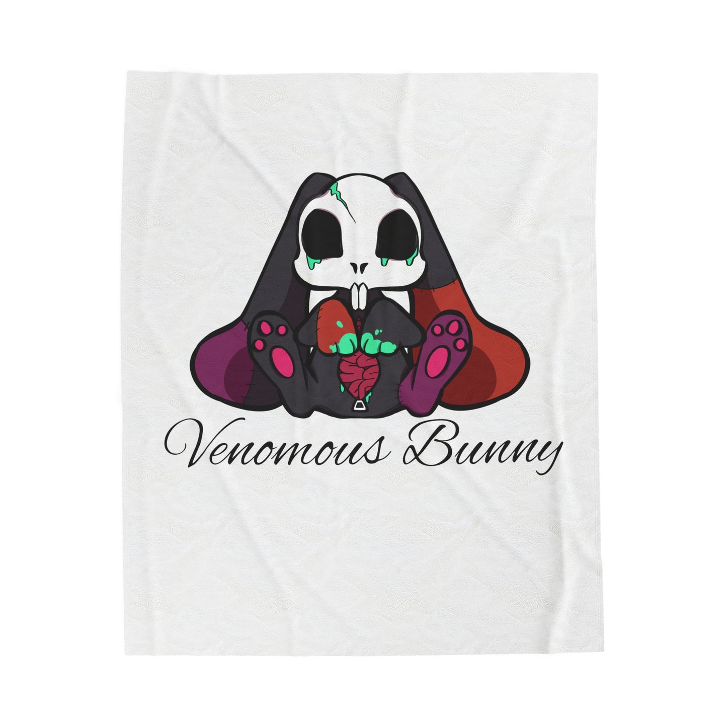 Venomous Bunny Plush Blanket