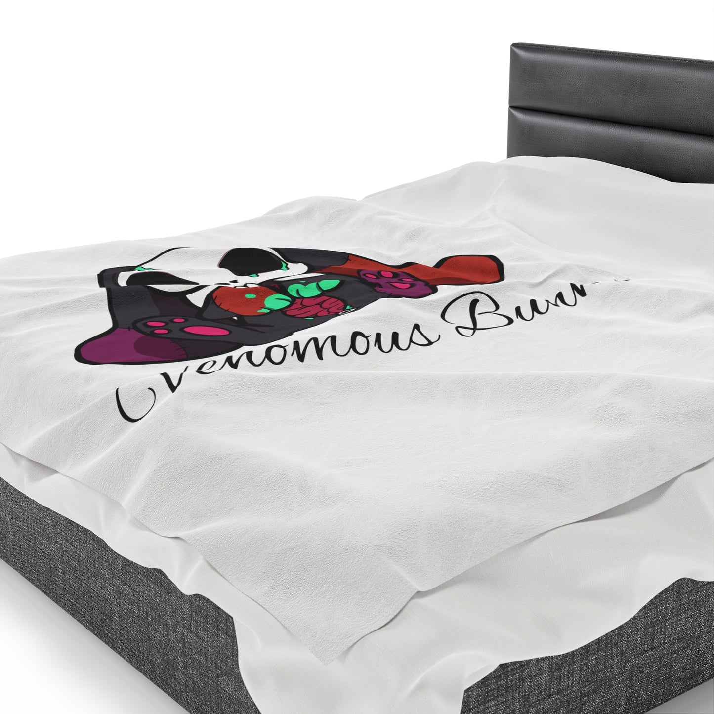 Venomous Bunny Plush Blanket