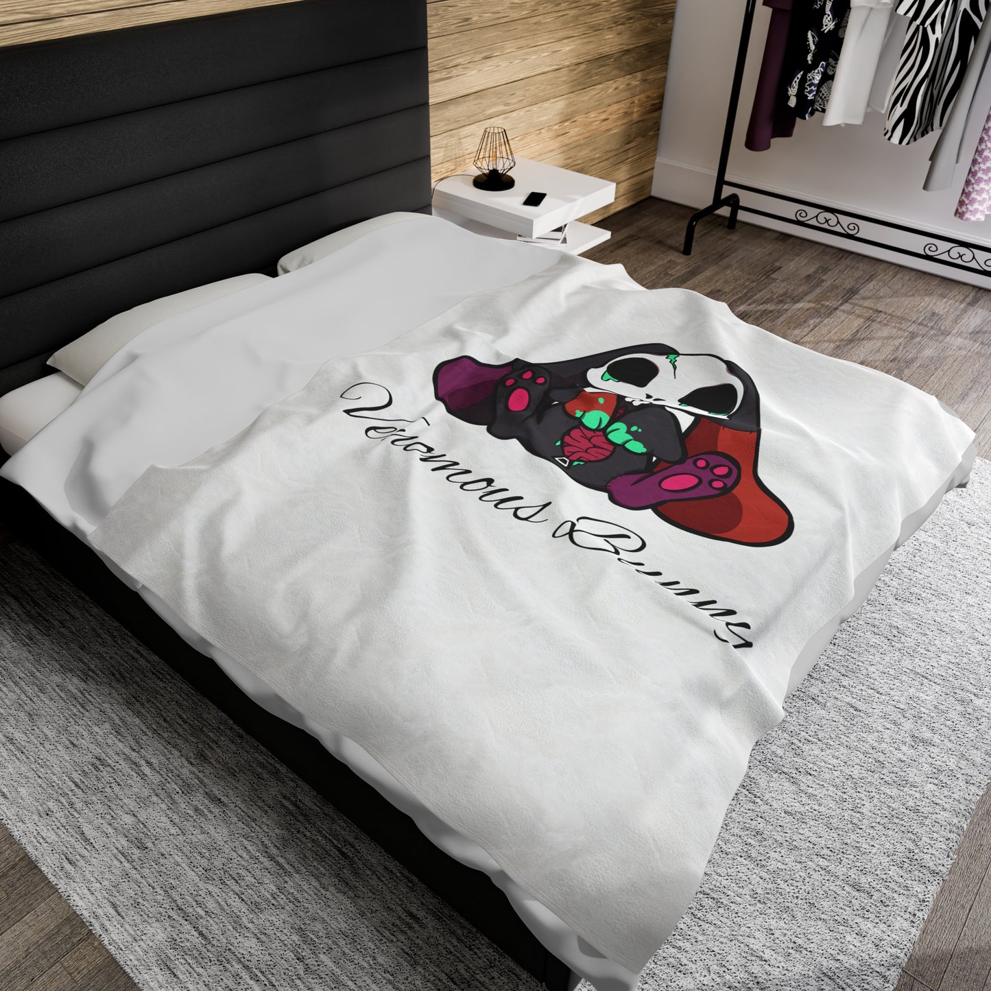 Venomous Bunny Plush Blanket