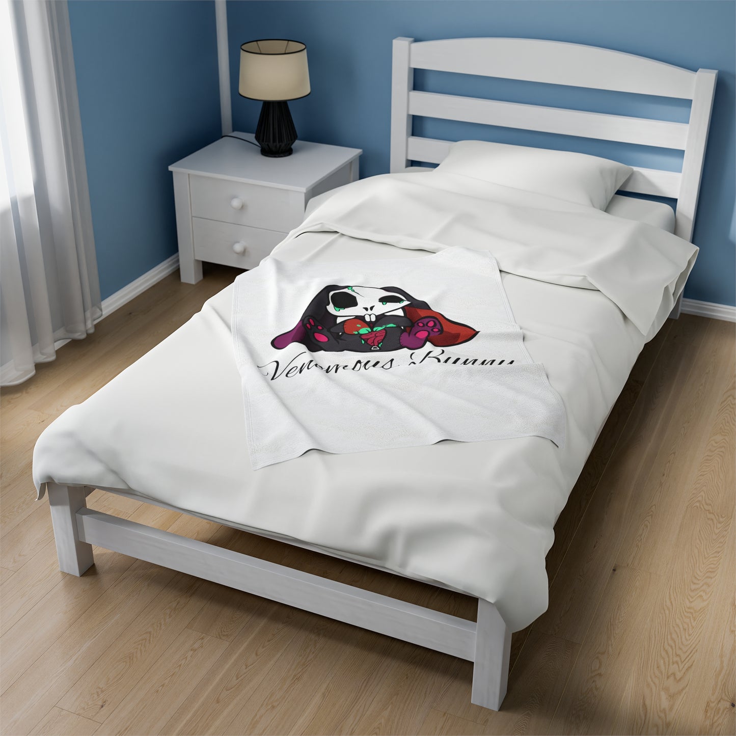 Venomous Bunny Plush Blanket