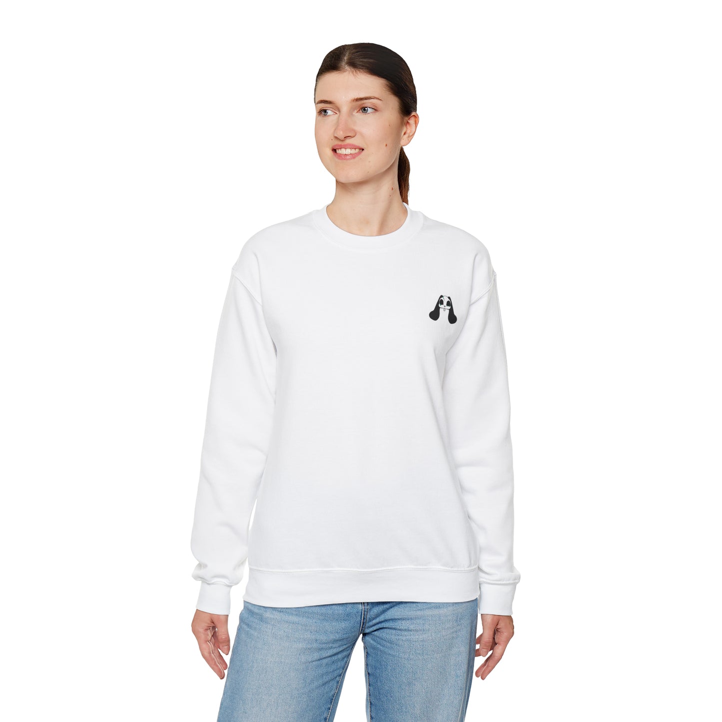 Unisex Bun Head Crewneck Sweatshirt