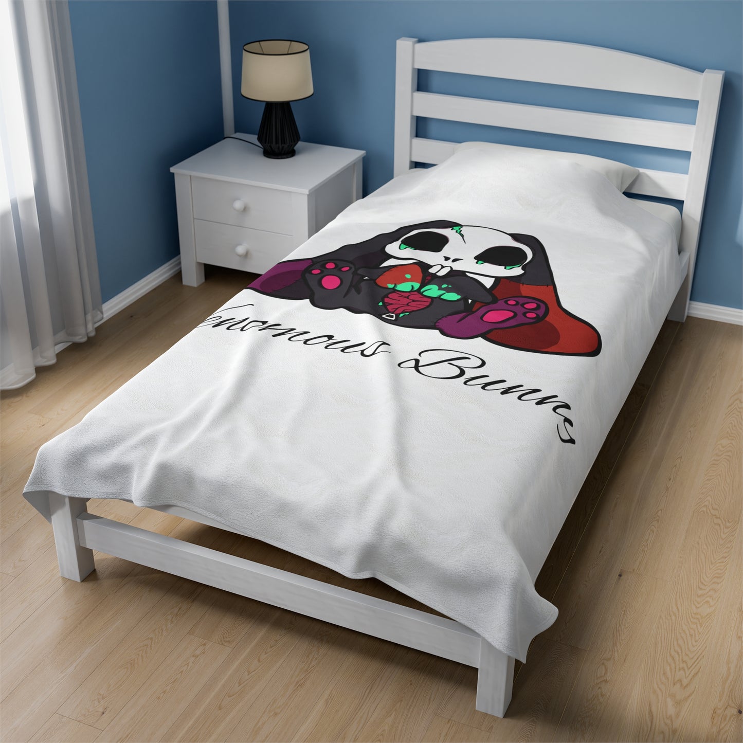 Venomous Bunny Plush Blanket