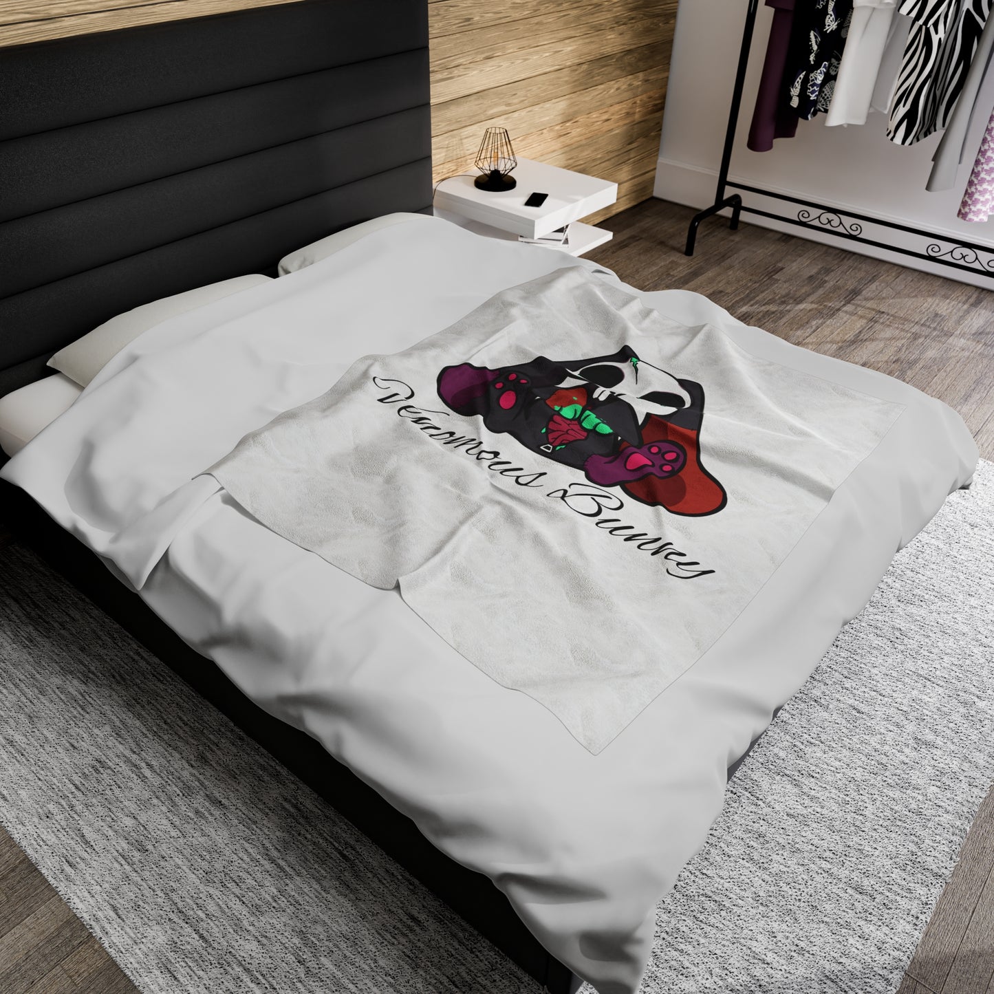 Venomous Bunny Plush Blanket